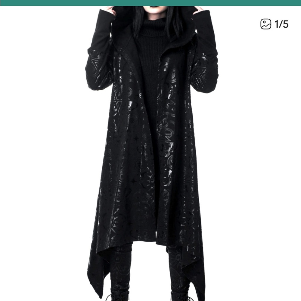 Killstar demon hooded cardigan size S